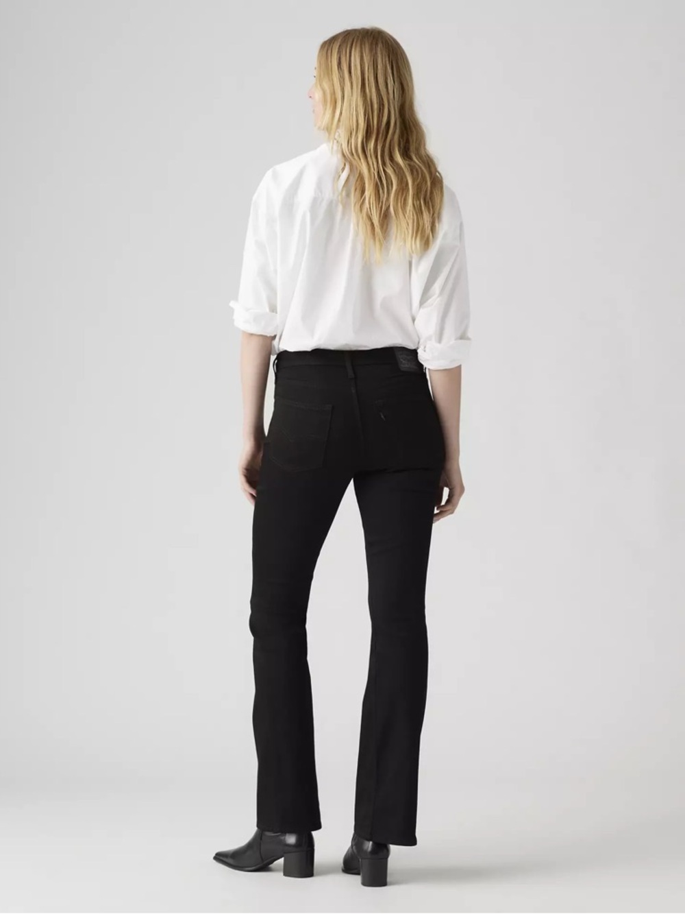 🌼LEVI’S🌼 725 Black High Rise Bootcut Jeans, Size 31 - Picture 4 of 14